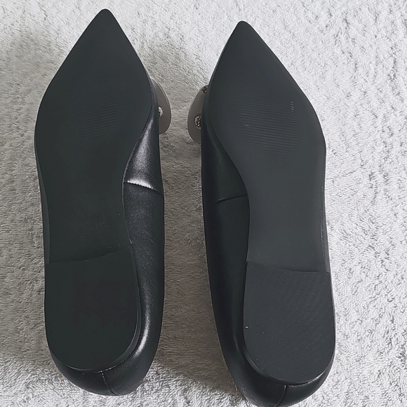 NWT Abound Gorgi Black Flat W Crystal Embellished Bow Size 7 - Picture 13 of 15